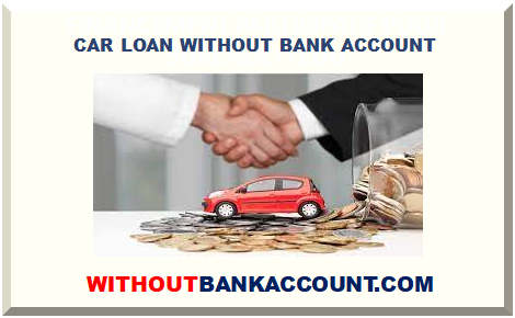 CAR LOAN WITHOUT BANK ACCOUNT STATEMENT