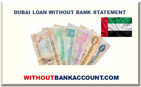 DUBAI LOAN WITHOUT BANK STATEMENT