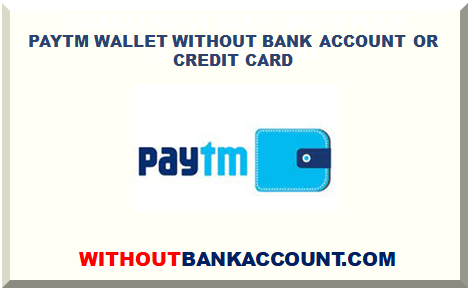 PAYTM WALLET WITHOUT BANK ACCOUNT OR CREDIT CARD