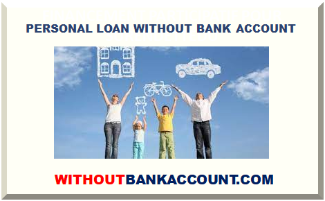PERSONAL LOAN WITHOUT BANK ACCOUNT