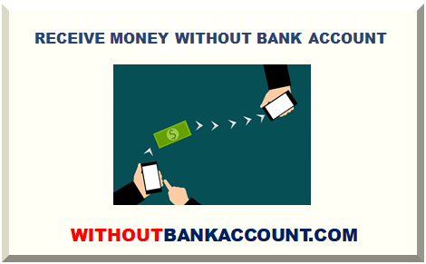 RECEIVE MONEY WITHOUT BANK ACCOUNT